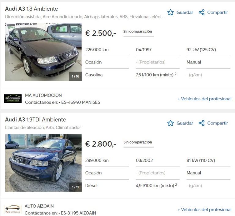 Éstas son las mejores opciones si quieres comprar un coche de segunda