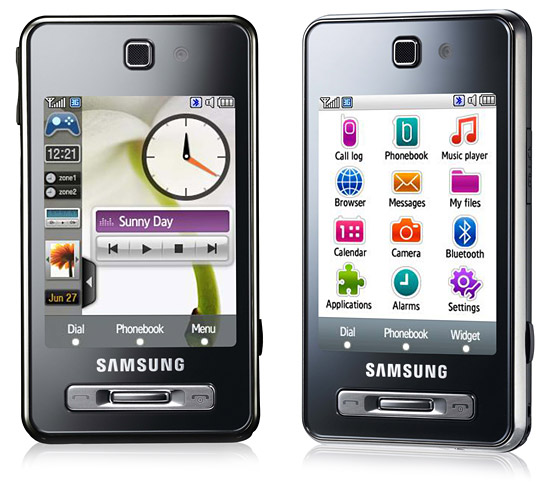 Samsung F480 Un Movil De Pantalla Tactil Disponible En Breve En Espana