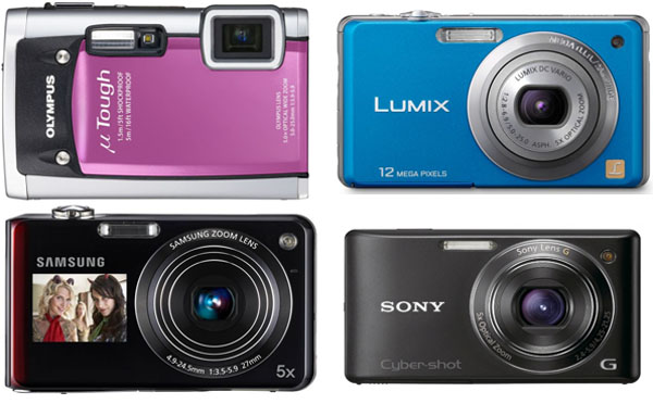 una cámara de fotos digital compacta con 5x