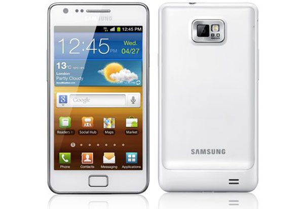 Samsung Galaxy S II blanco, disponible gratis con Vodafone 2