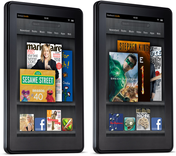 Kindle Fire contará con Facebook, Twitter y muchas apps