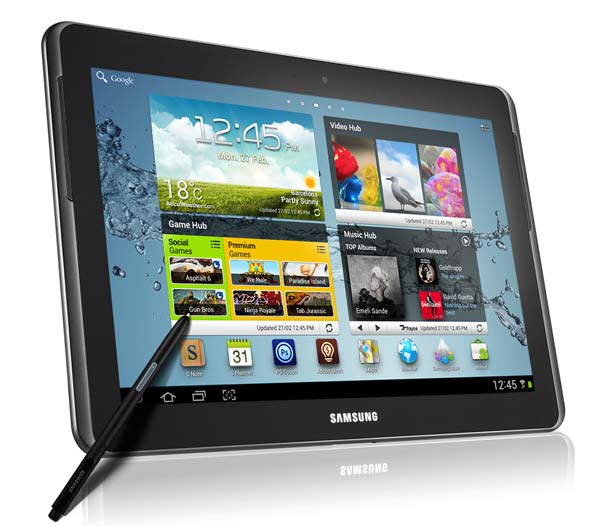 Samsung Galaxy Tab 2, con 50 GB de almacenamiento en Dropbox