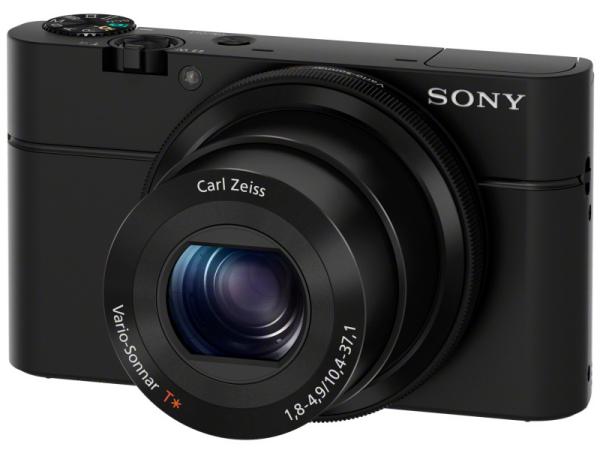 Sony-DSC-RX100, vista frontal