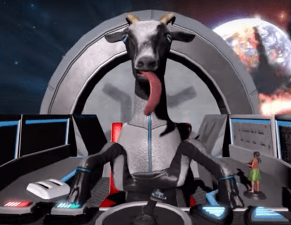 Goat Simulator El Juego Más Loco De La Historia Llega Al Espacio Exterior 