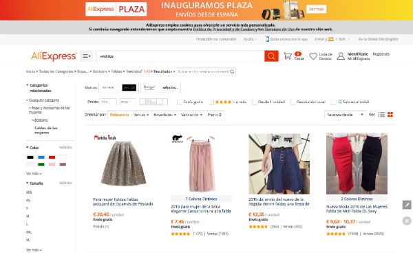 válvula Clasificación Adicto 10 tiendas de ropa online para comprar barato