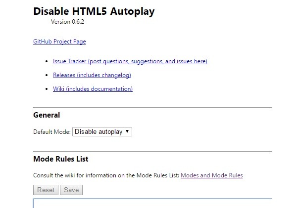 Enabled html. Disabled html. Disable html5 autoplay.