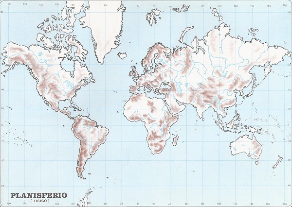 mapa fisico mudo mundo para imprimir Mapamundi, 100 mapas del mundo para imprimir y descargar gratis