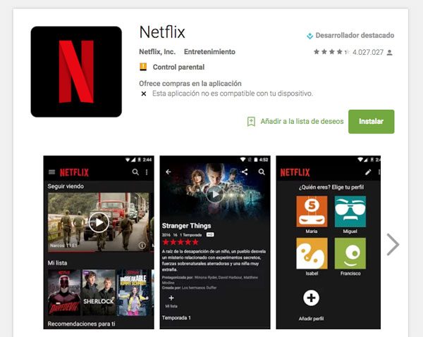 Netflix no estará disponible para móviles rooteados