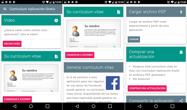 Todas las opciones y apps para crear un currículum a través del móvil