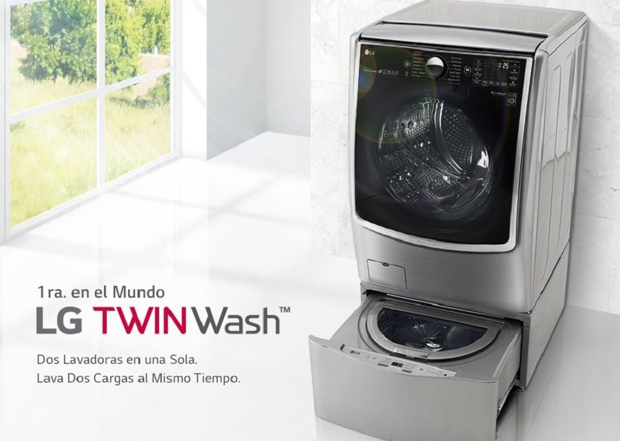 LG TWINWash, lavadora que se controla por móvil
