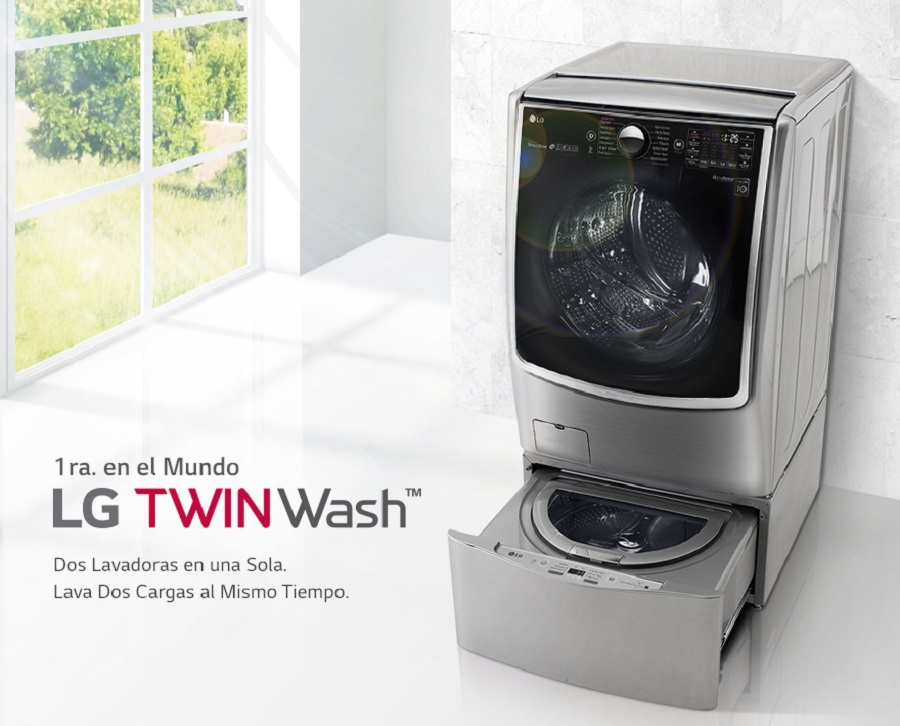 Por adelantado Reprimir Paquete o empaquetar LG TWINWash, la lavadora que se controla por el móvil