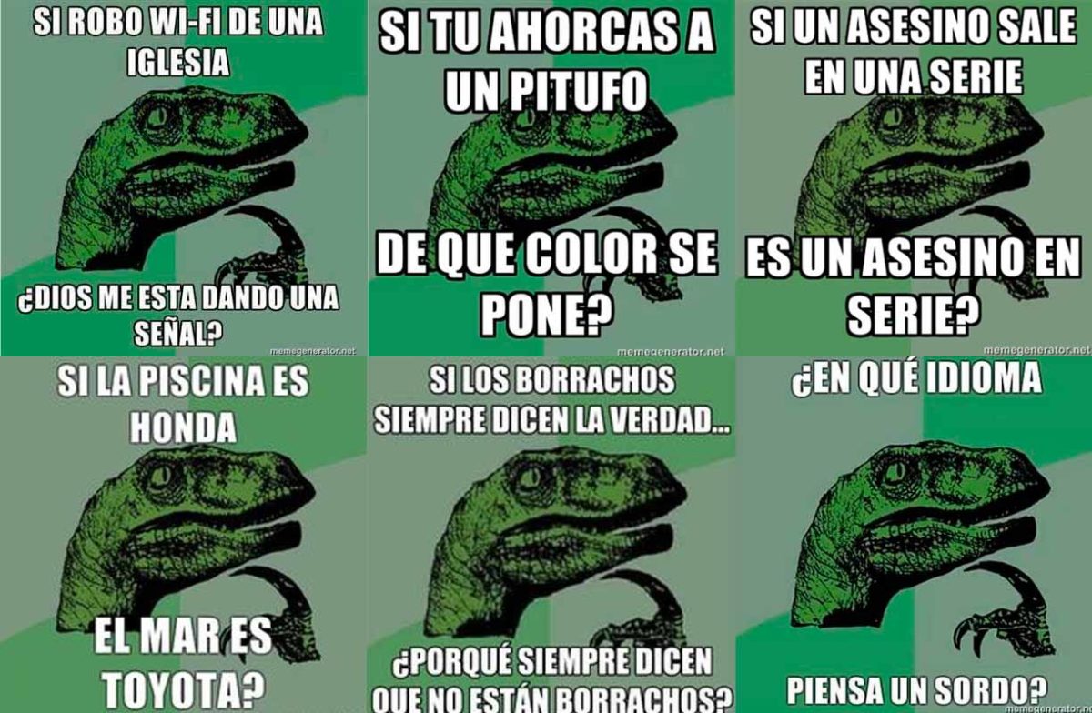 Una colección de 50 memes de dinosaurios graciosos para compartir por