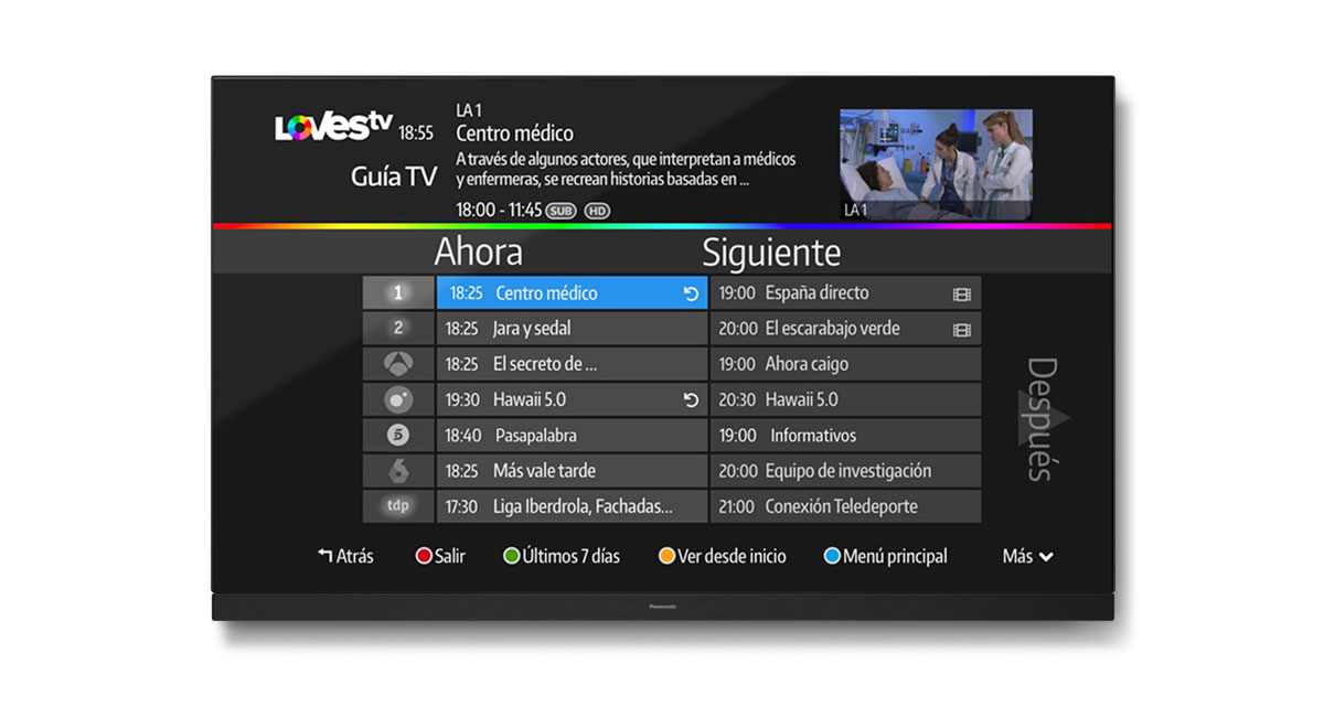 LOVEStv ya está disponible en los televisores de Panasonic acceso