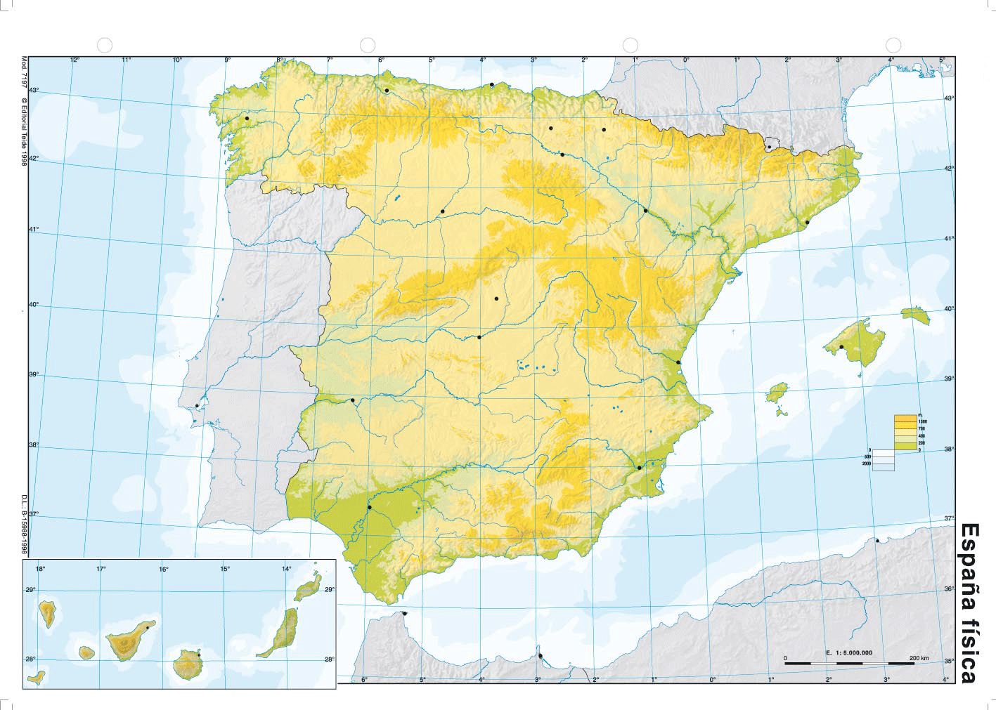 Mapas de España 2019, más de 250 imágenes actuales para descargar e imprimir