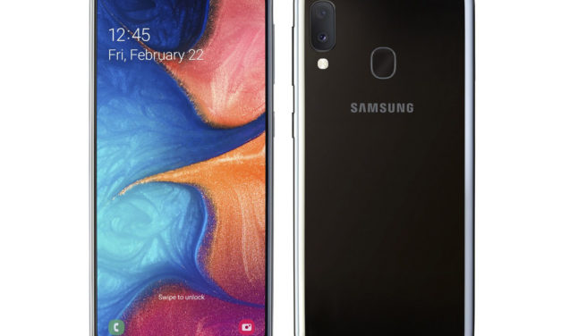 Samsung Galaxy A20e, gama media compacto y potente batería