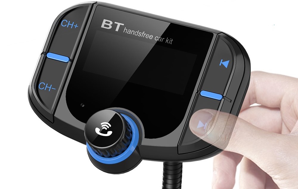 Emisor FM mechero de coche BLUETOOTH+SD+USB - Tecnoteca