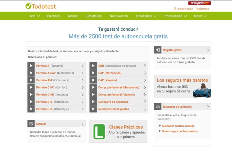 Cómo Sacarte El Carnet De Conducir Con TodoTest