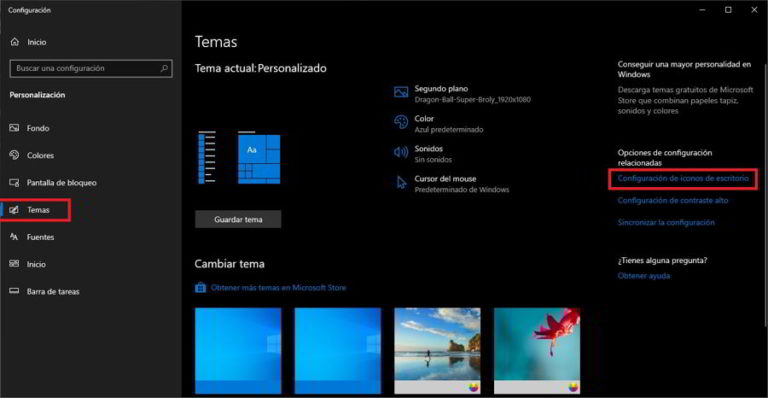 Cómo Personalizar Y Cambiar Los Iconos De Windows 10