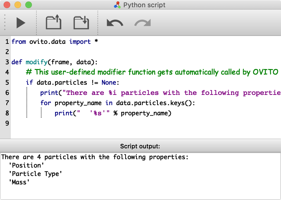 script python