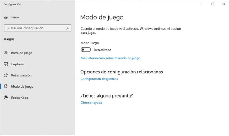 Modo Juego De Windows 10, Qué Es Y Cómo Activarlo