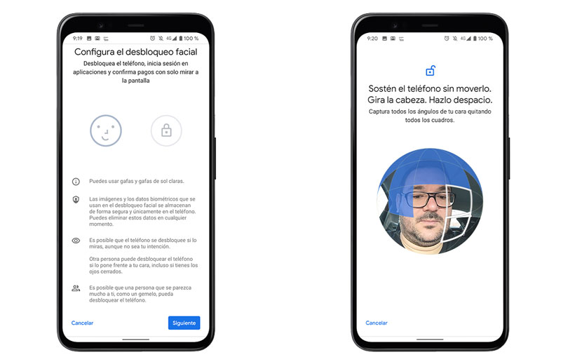 hemos probado Google Pixel 4 90 captura reconocimiento facial