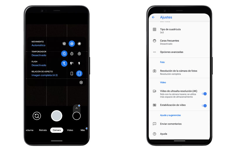 hemos probado Google Pixel 4 90 captura opciones cámara