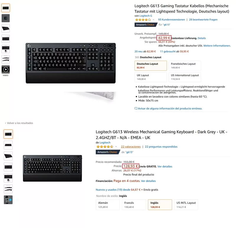 comprar barato en amazon