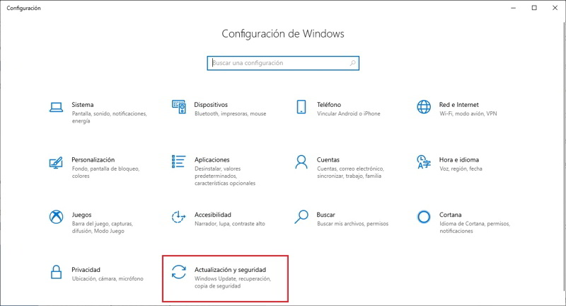 Actualiza Windows 10 1