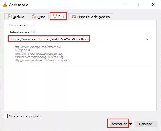 descargar youtube con vlc