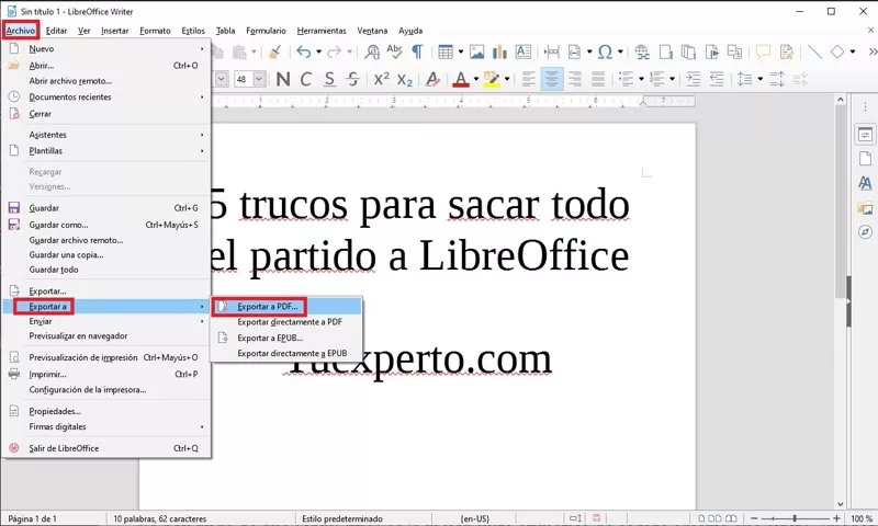 5 Trucos Para Sacar Todo El Partido A Libreoffice