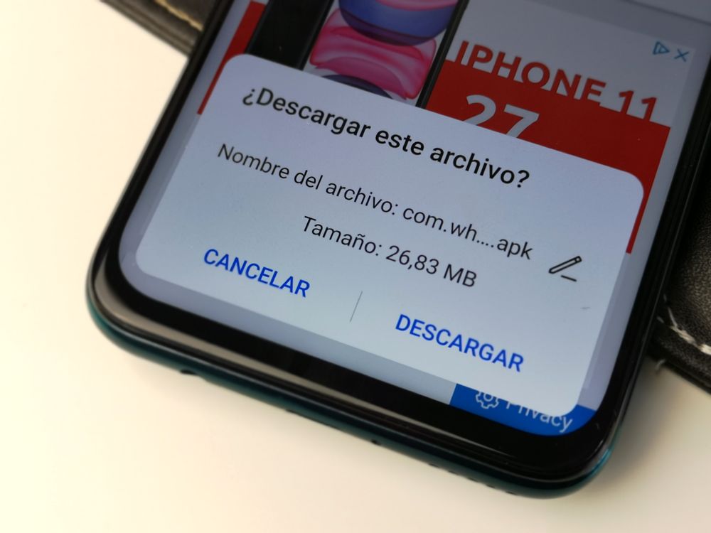 Huawei P40 Lite y WhatsApp