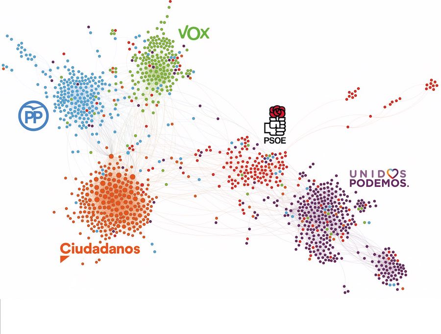 partidos políticos do mapa de calor