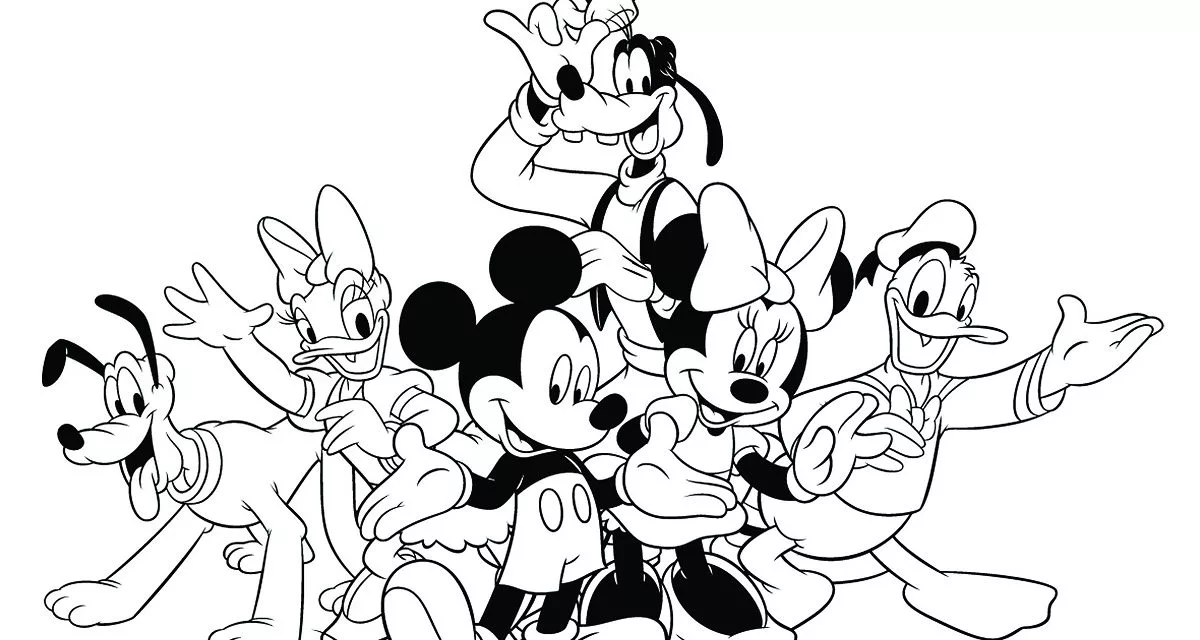 Dibujos Animados Para Colorear De Disney