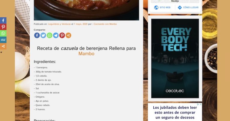 8 Webs De Recetas Y Consejos Para El Robot De Cocina Mambo Cecotec