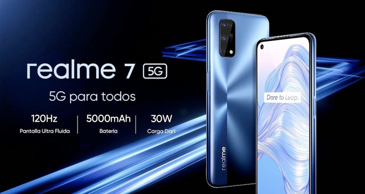 Nuevo Realme 7 5G, el móvil con 5G más barato que podrás comprar en España