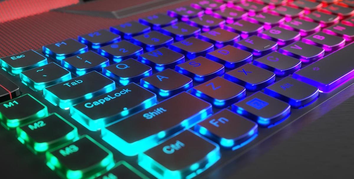 5 portátiles gaming Lenovo con teclado retroiluminado RGB