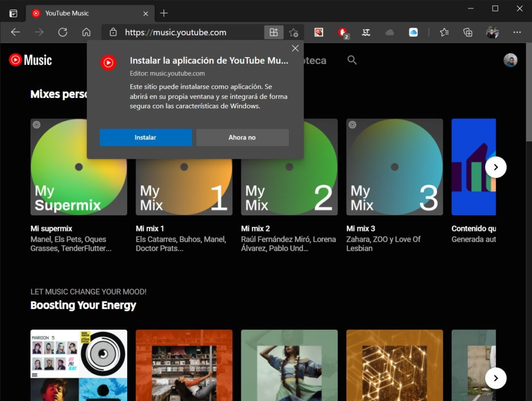 download youtube music for windows 10