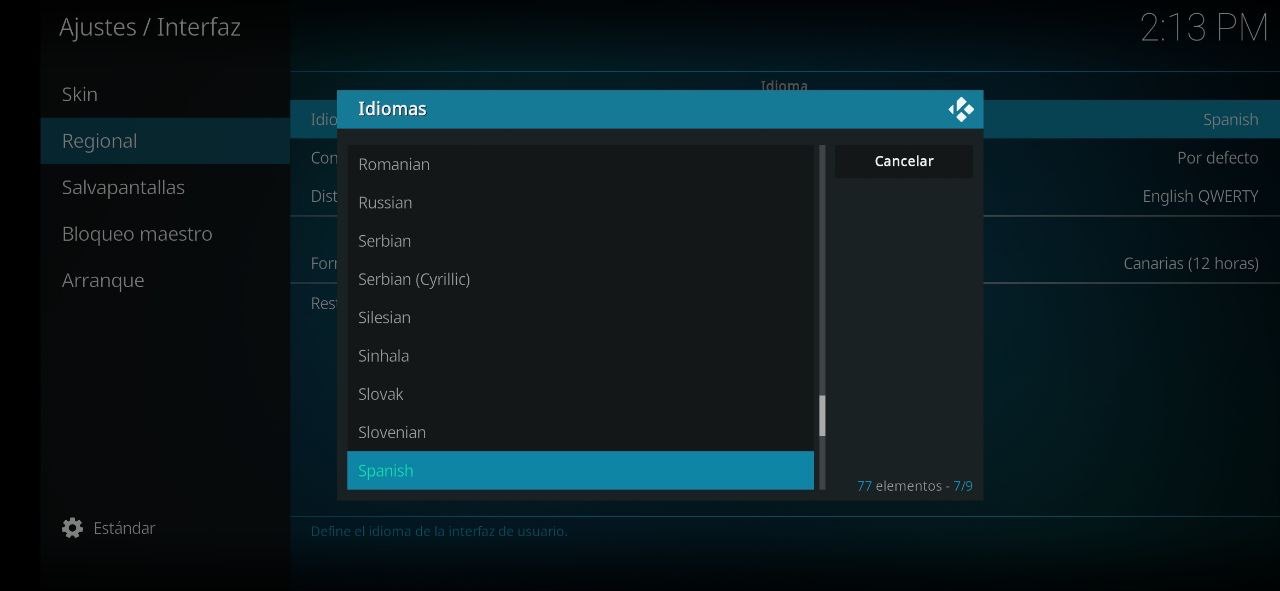 Cómo Cambiar El Idioma De Kodi A Español En Android Windows Y Cualquier Sistema 8283