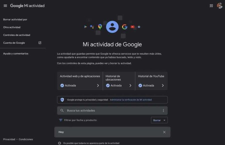 Mi Actividad De Google: Qué Es Y Cómo Borrar El Historial De Búsqueda