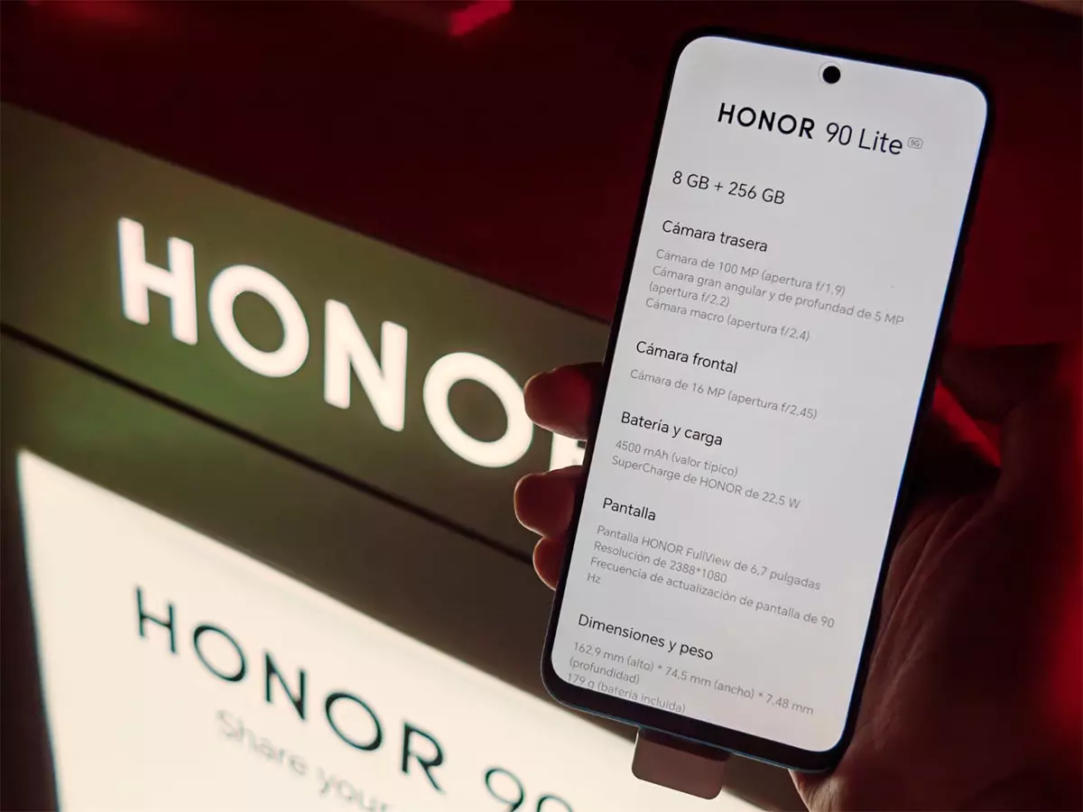 Honor 90: 200 MP y una brillante pantalla para destacar