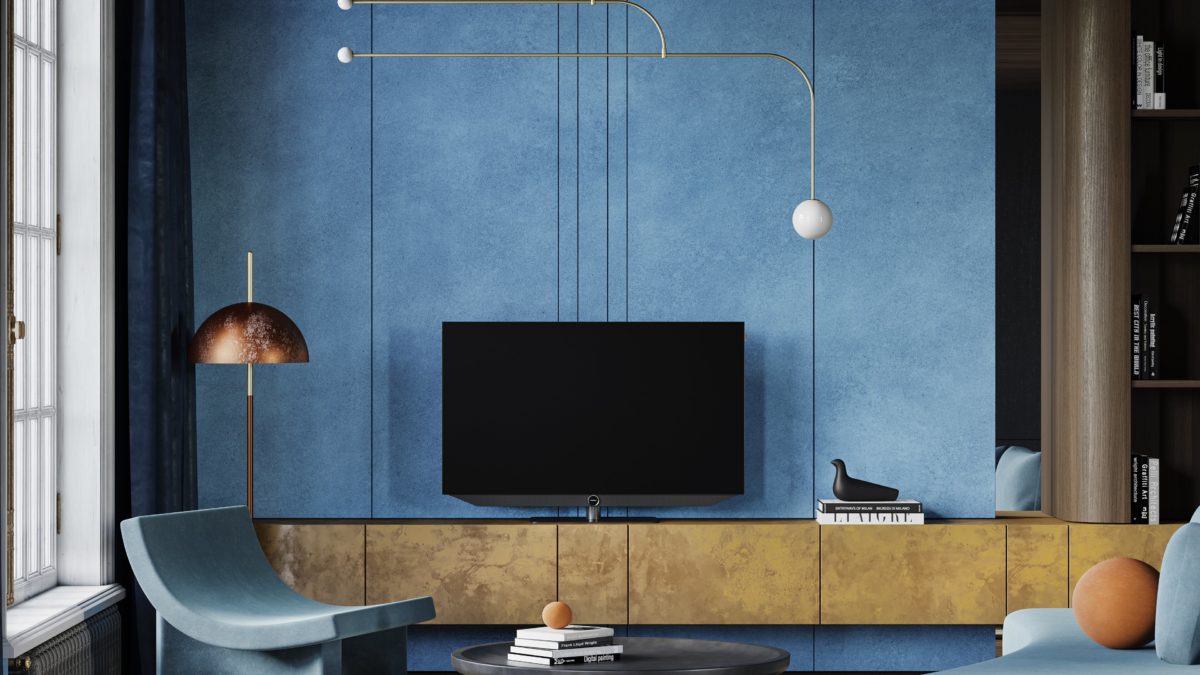 Loewe bild v.48 dr+ bronze, un televisor OLED de diseño con barra de sonido integrada 11