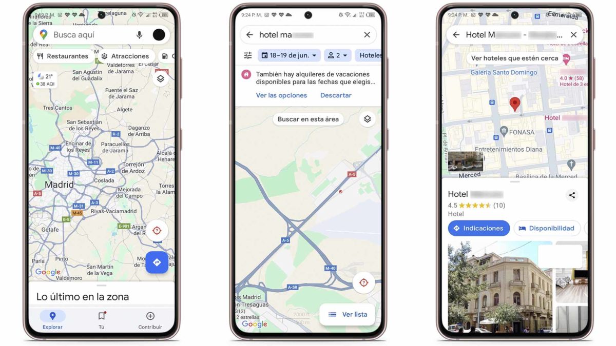Google Maps no funciona: sin resultados