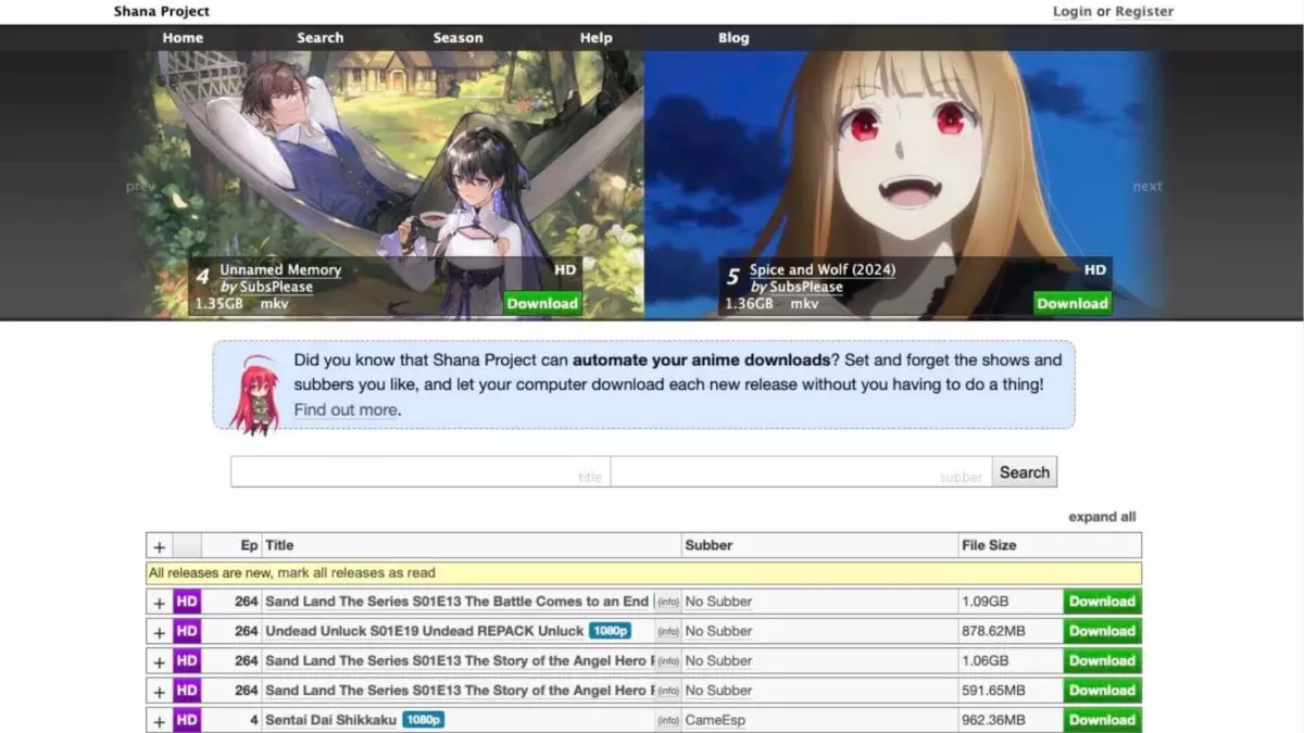 5 alternativas a Nyaa para descargar archivos torrent de anime