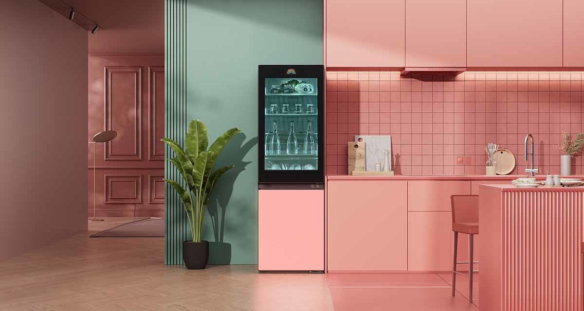 LG MoodUP, un frigorífico con tecnología InstaView y paneles LED para darle un toque festivo a tu cocina